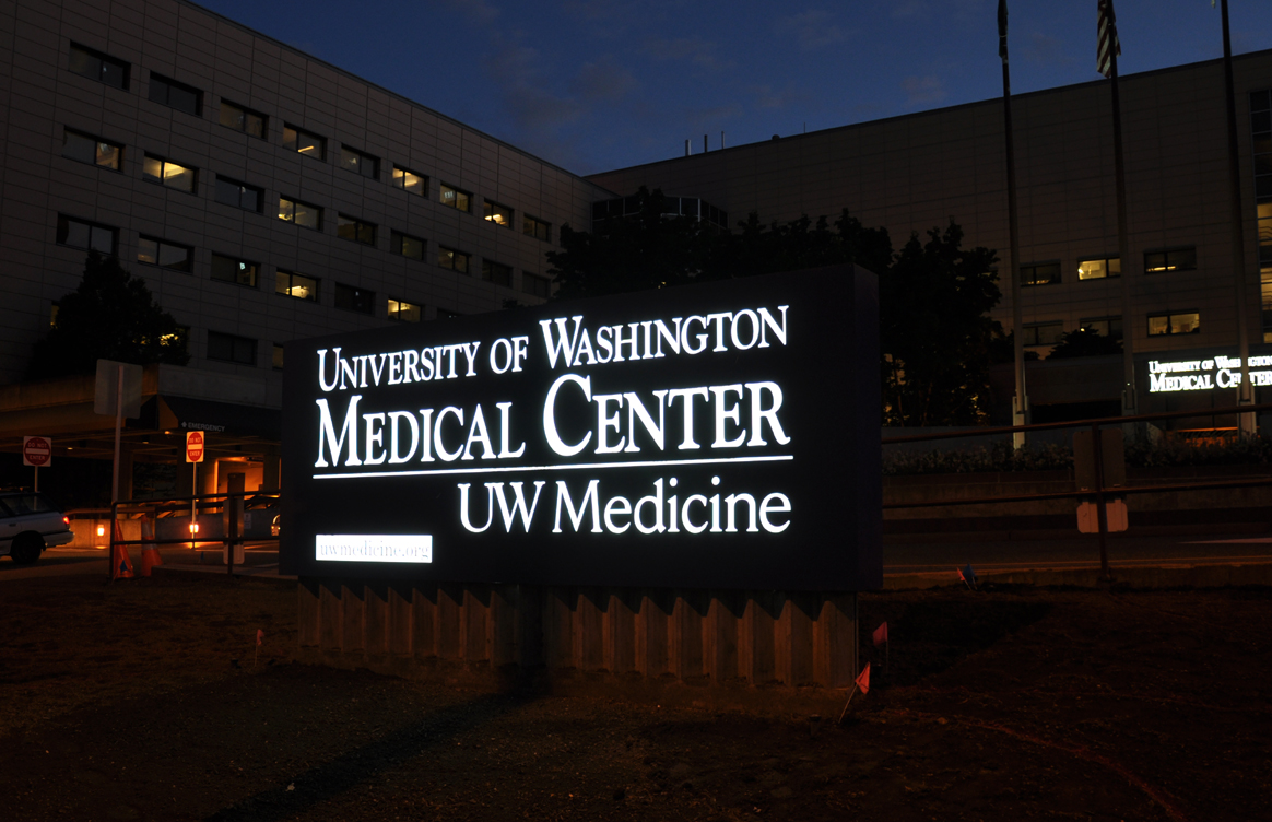 UW Medical Center sign