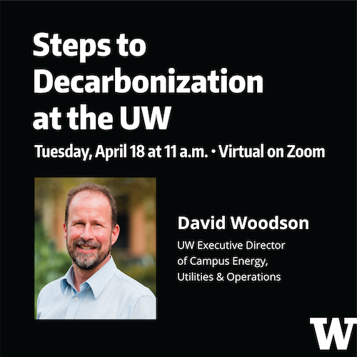 event flyer with photo of Dave Woodson