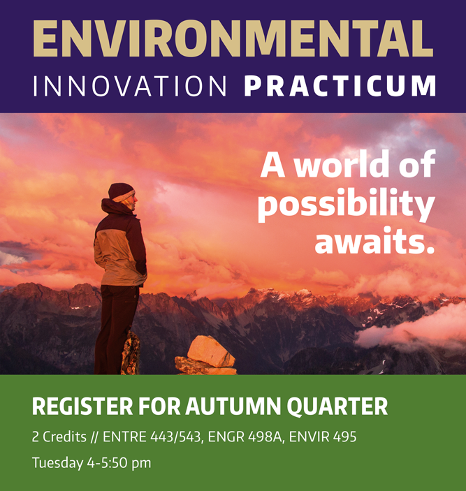 Environmental Innovation Practicum flyer
