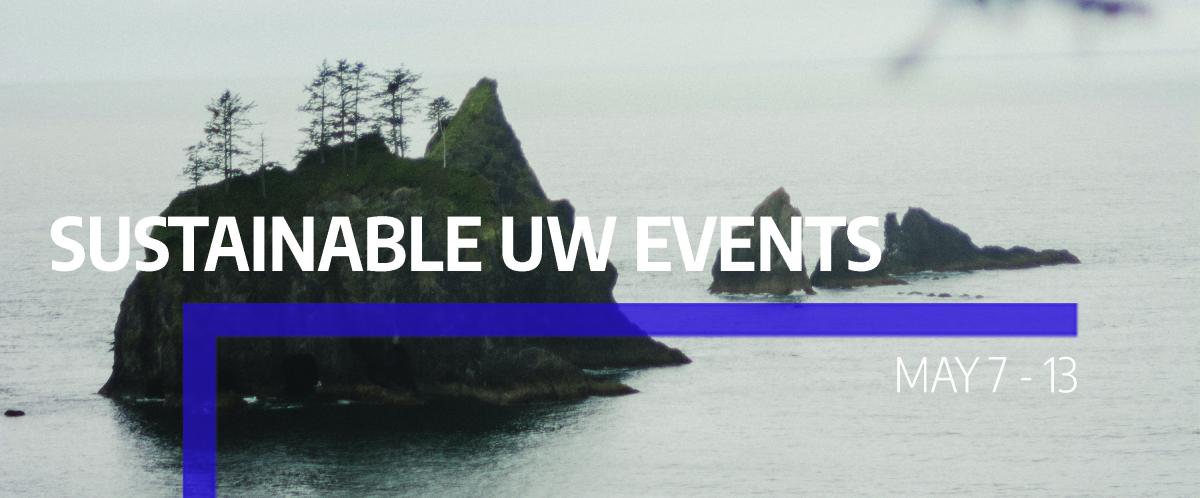 UW Sustainability's weekly events banner