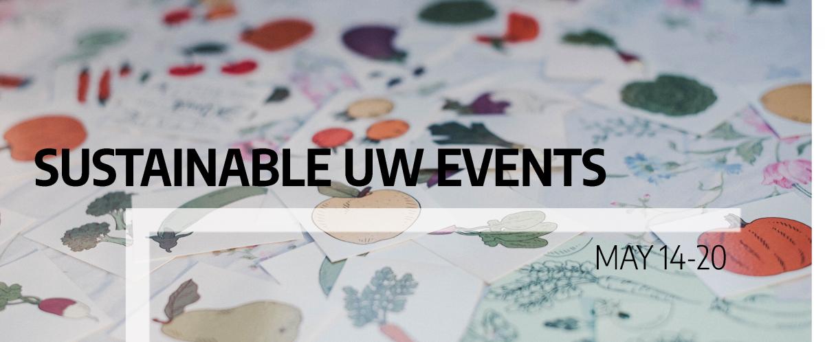 UW Sustainability's weekly events banner