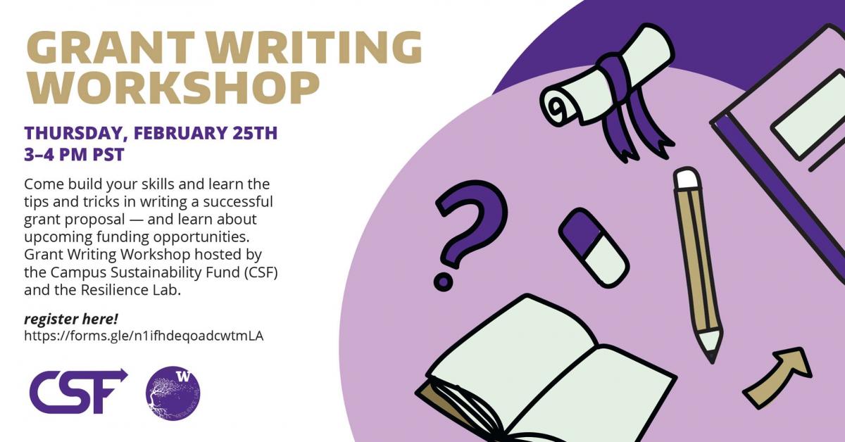 Grant workshop poster