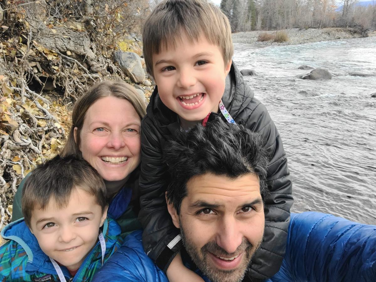 Lisa Dulude and family