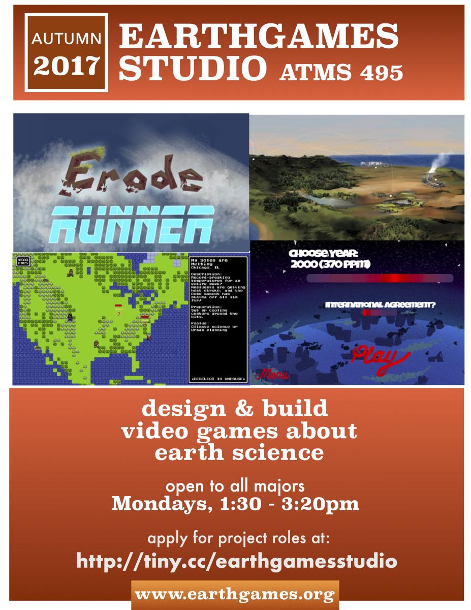 EarthGames studio poster pdf