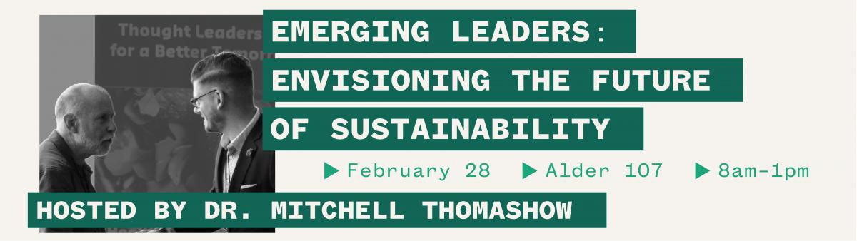 Emerging leaders event flyer