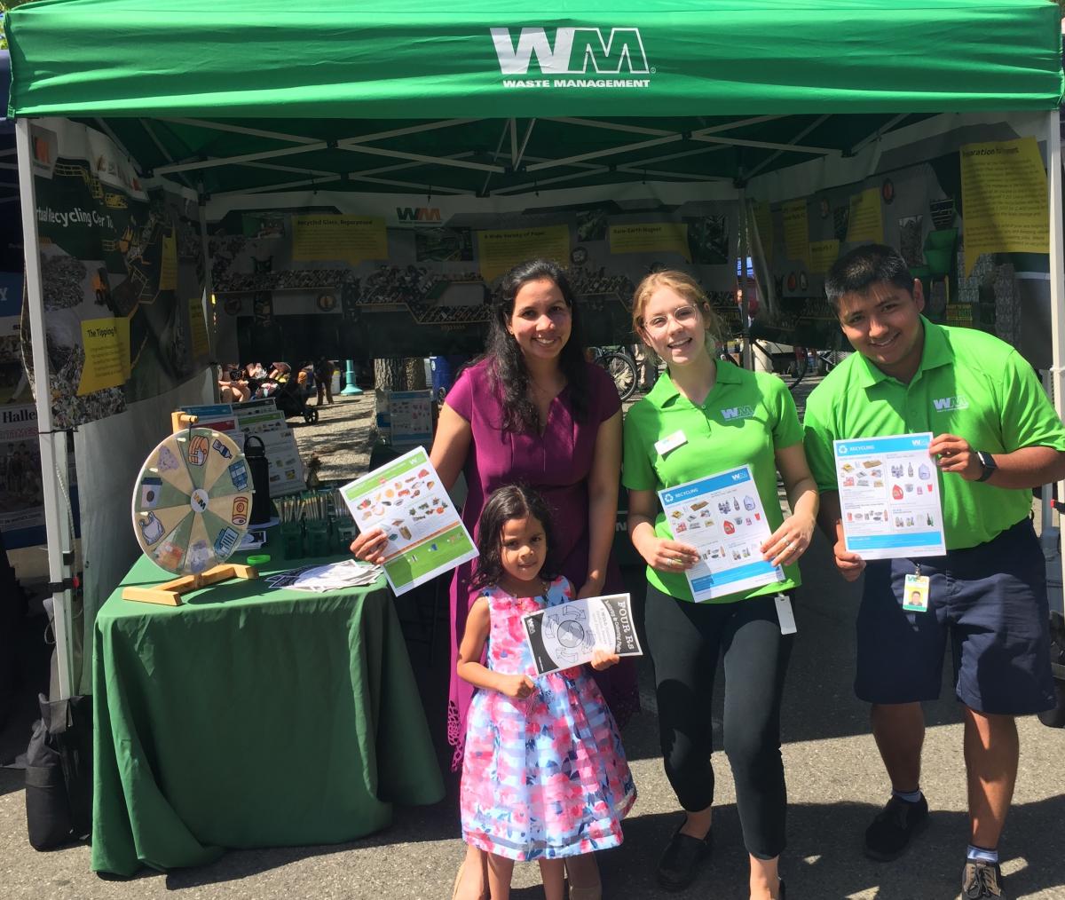Gabrielle Coeuille at an outreach event