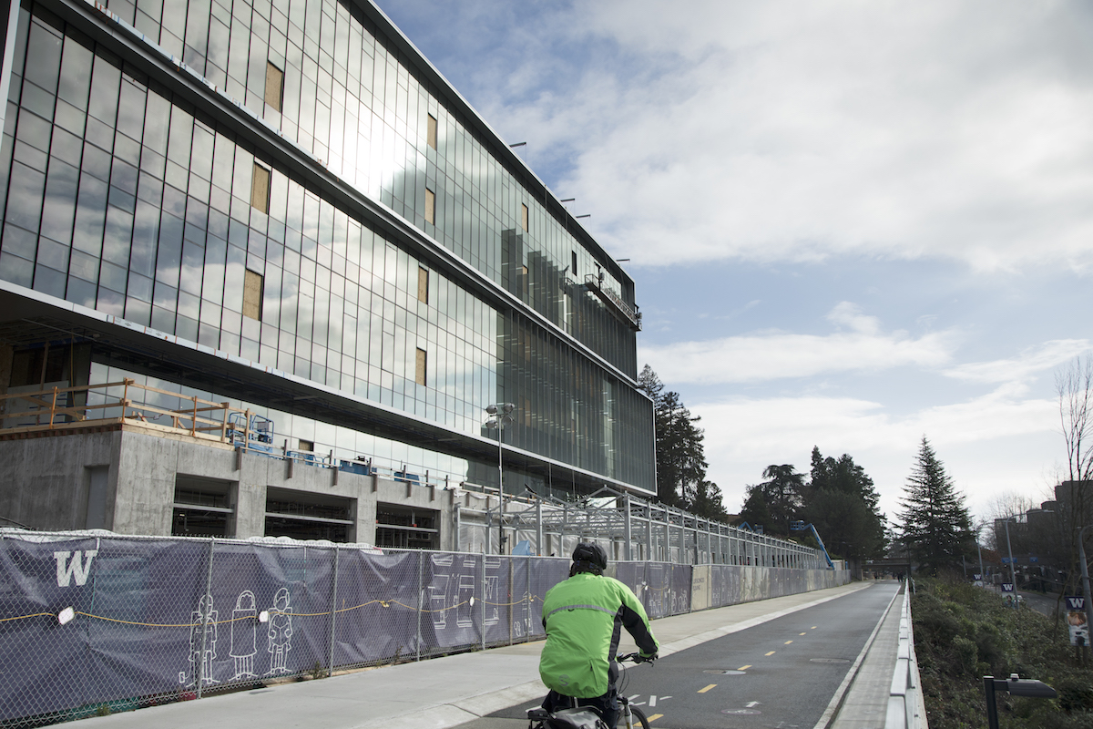 Life Sciences Building and Burke-Gilman Trail