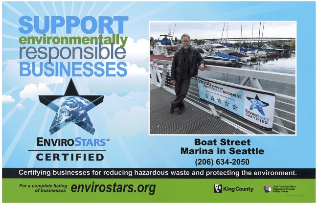 EnviroStars Boat Street Marina poster