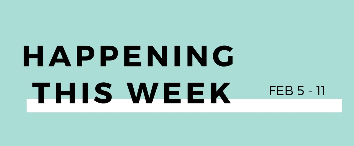UW Sustainability's weekly events banner Feb 5-11, 2018