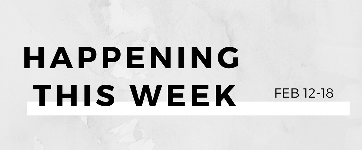 UW Sustainability's weekly events banner Feb 12-18, 2018
