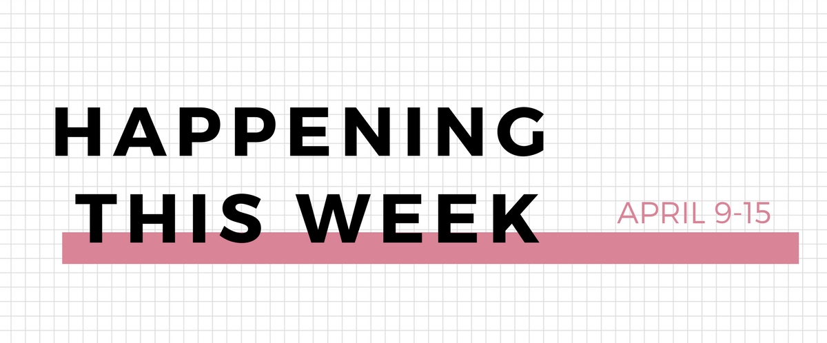 UW Sustainability's weekly events banner Apr 9-15, 2018