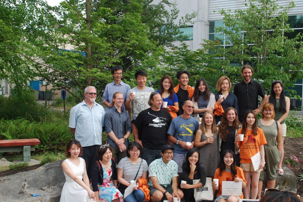 A large part of the project’s team, posing at the end of quarter to celebrate the completion of the project.