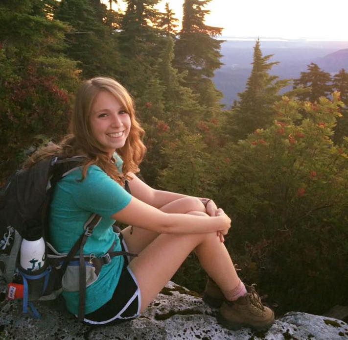 Carolyn Hartman hiking