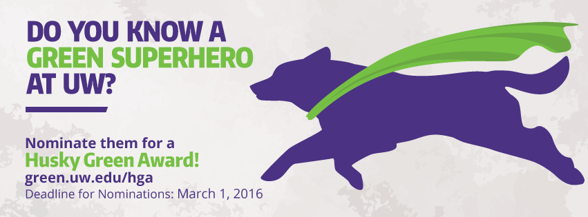 Husky Green Awards nomination banner