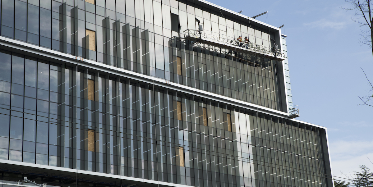 Life Sciences Building solar fins
