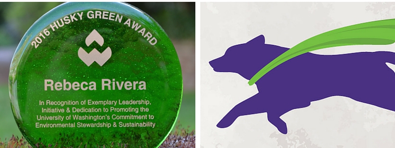 A photo of Rebeca Rivera's Husky Green Award