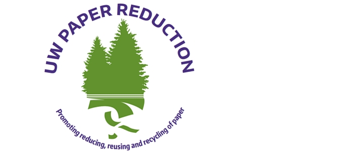 Paper reduction  UW Sustainability