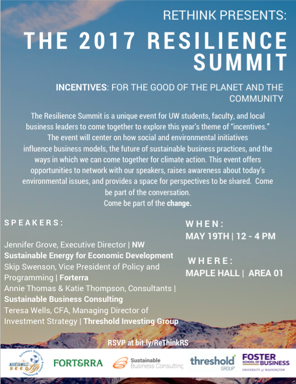 Resillience Summit 2017 poster