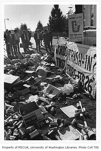 uw trash in 1970