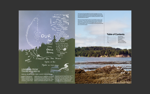 screenshot of the CSF zine