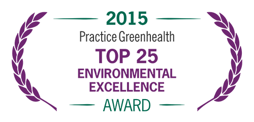 Practice Greenhealth 2015 awards logo