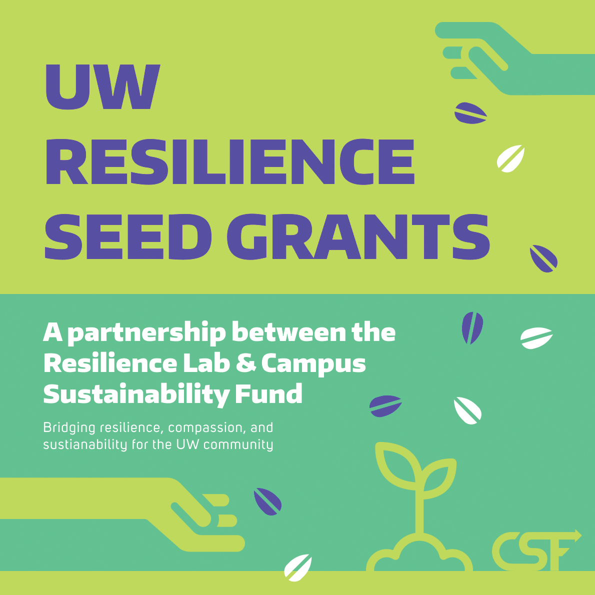 Resilience Seed Grants flyer
