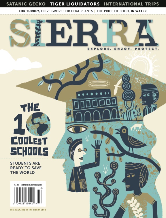Sierra magazine 2015 Cool Schools cover