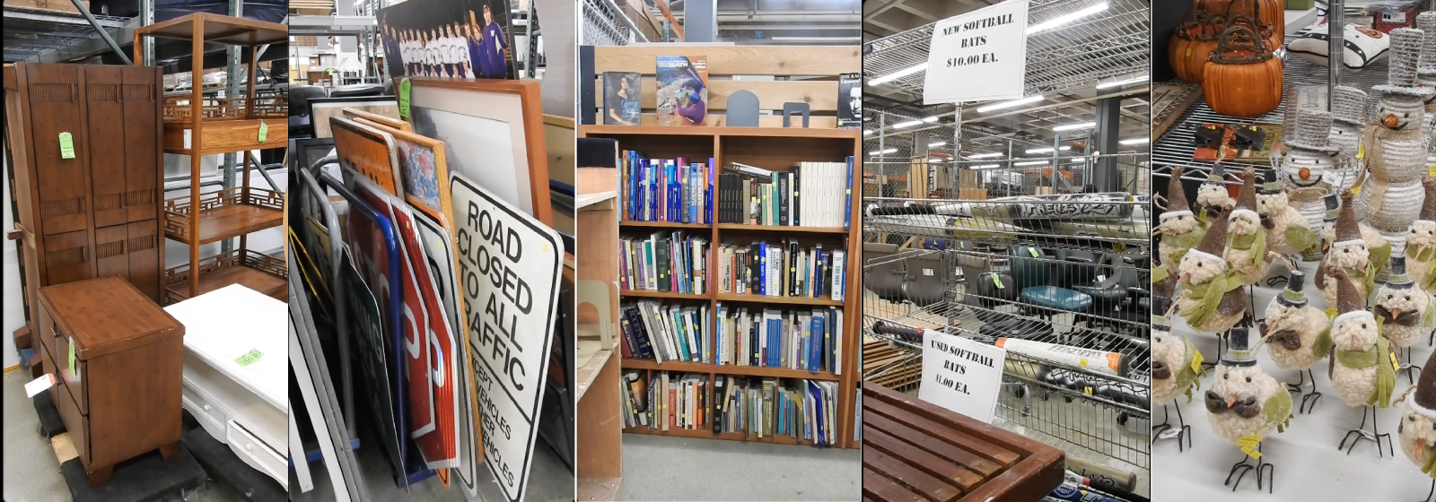 items sold at UW Surplus