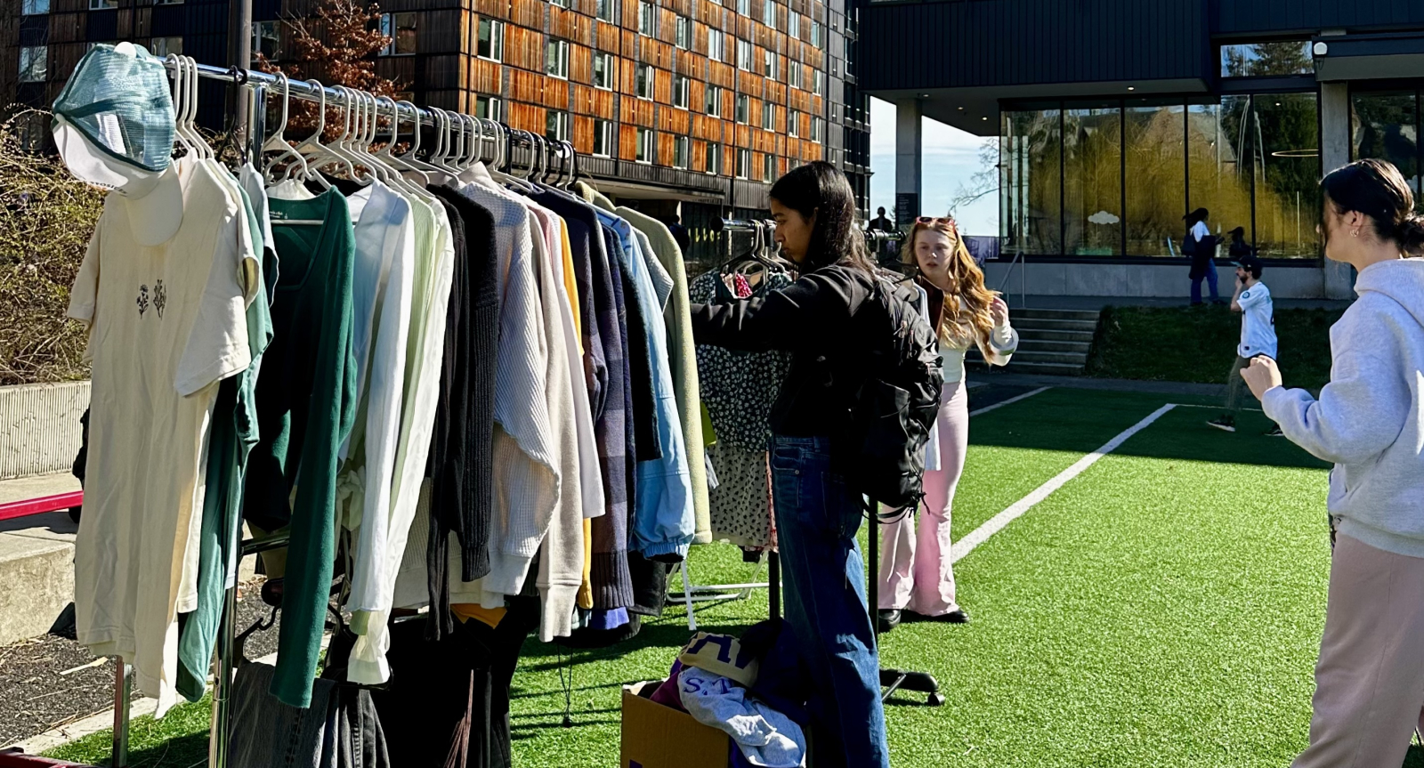 clothes on a hanger