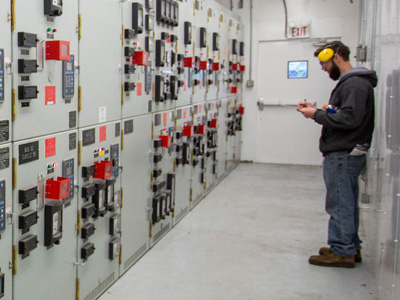 Electrical switch room