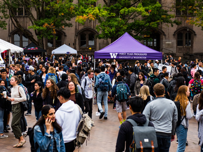 large student event on Red Square