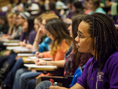 students in lecture hall