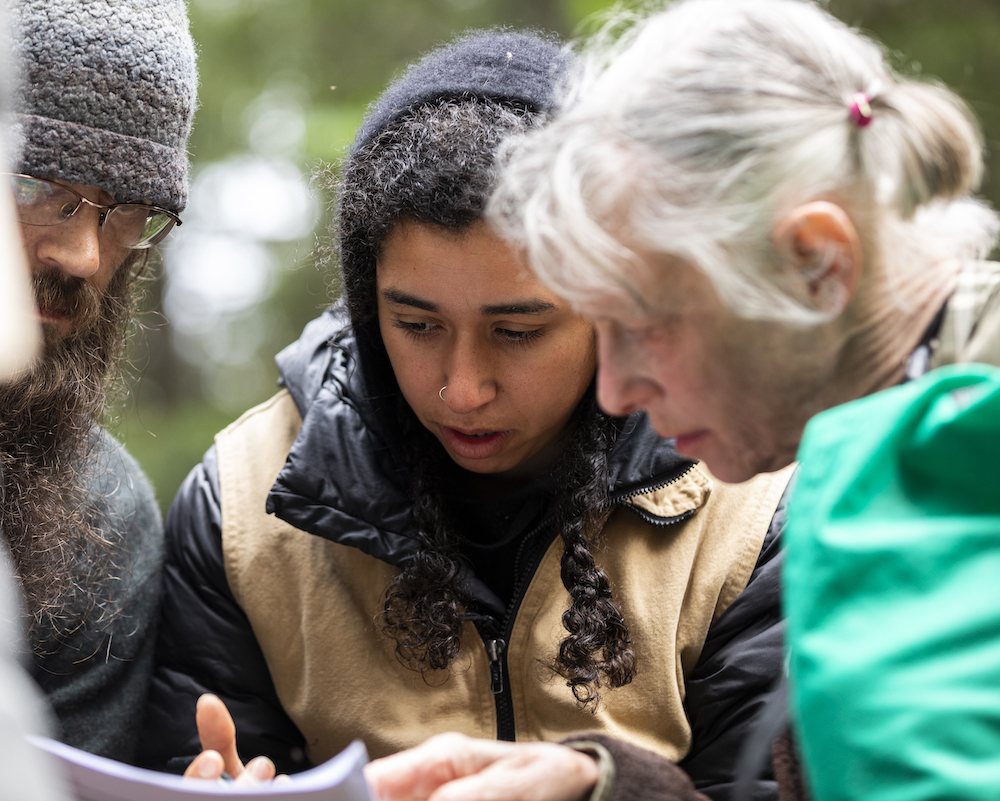 Volunteers with the Rare Plant Care program