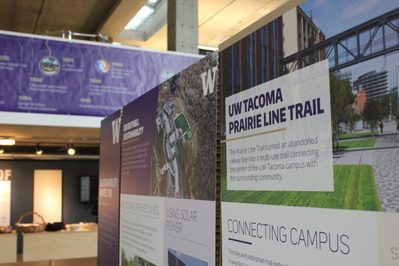 Posters on UW Bothell and Tacoma sustainability efforts